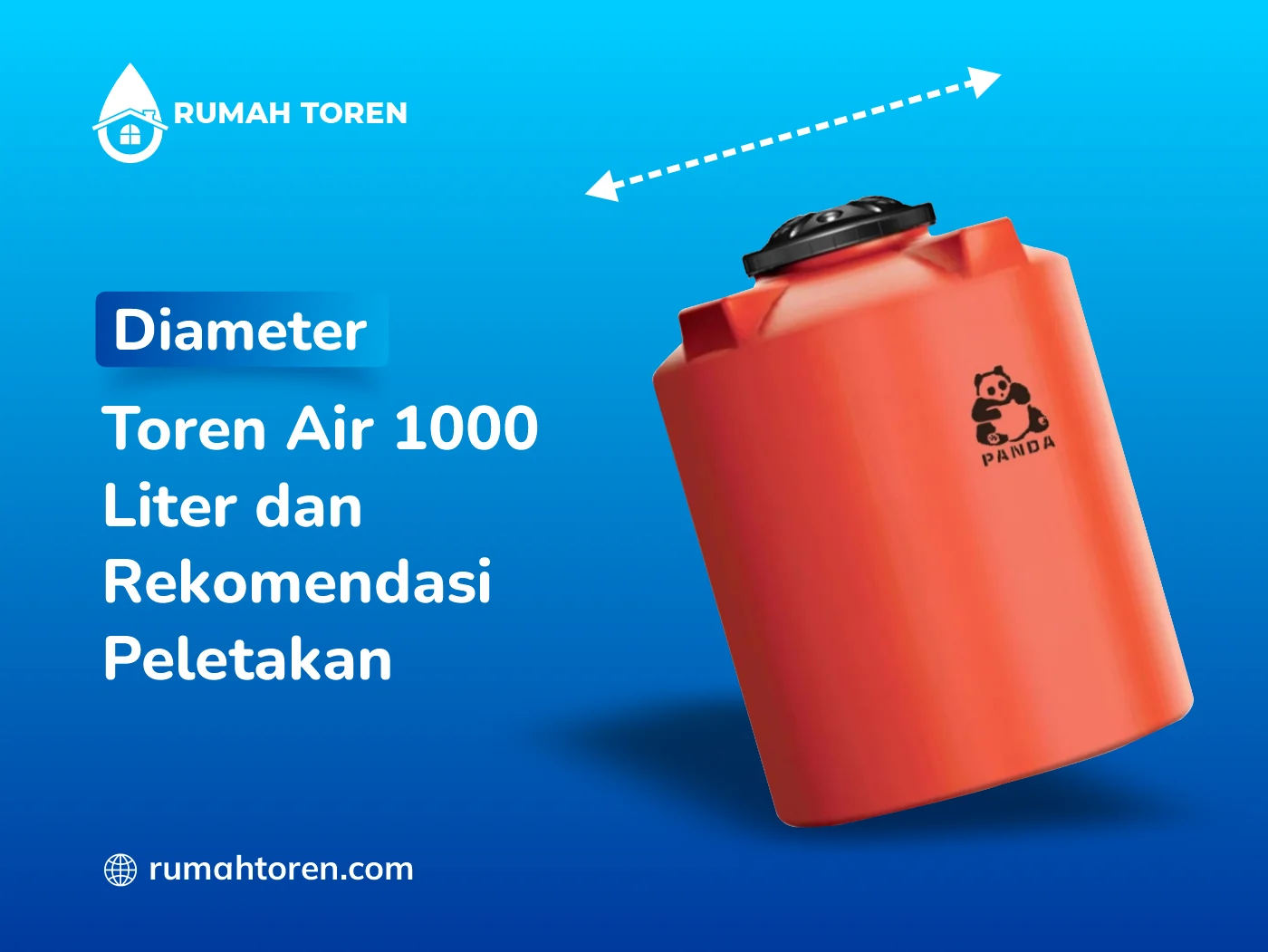 Diameter Toren Air 1000 Liter Dan Rekomendasi Peletakan