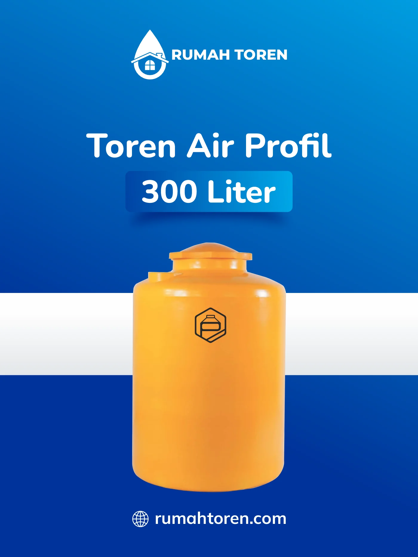 Harga Profil Tank Toren Air TDA-300LT PU 300 Liter