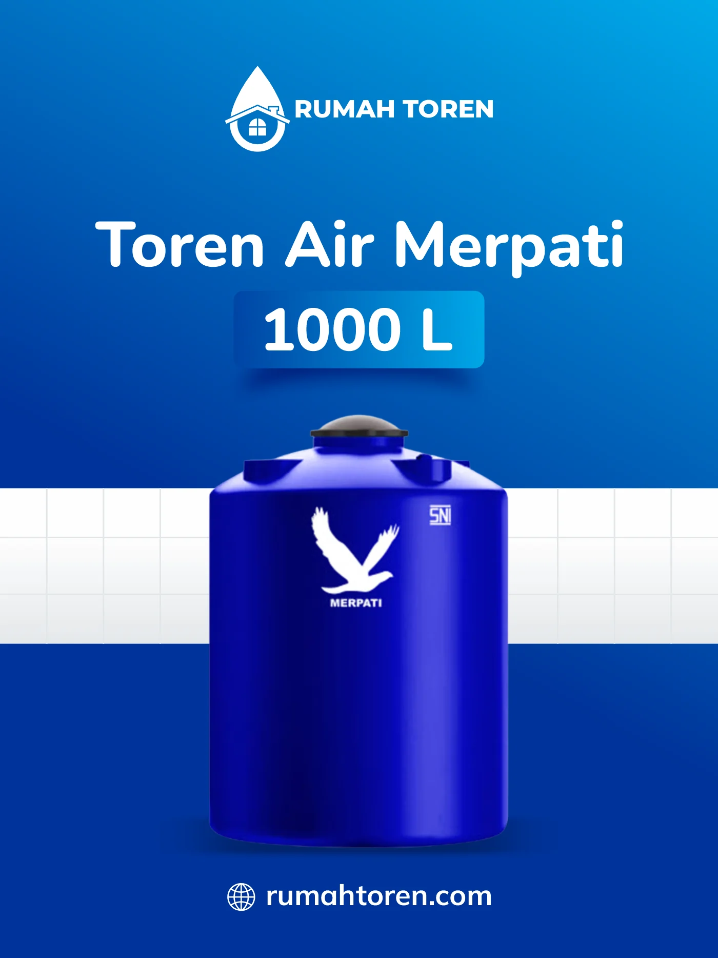 Kisaran Harga Toren Air Merpati 1000 Liter