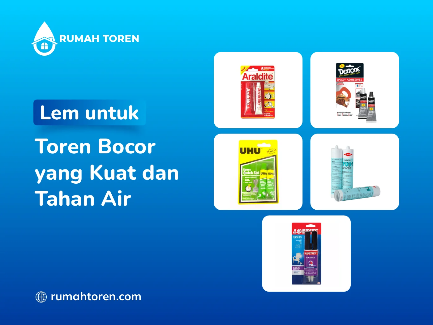 Lem untuk Toren Bocor yang Kuat dan Tahan Air