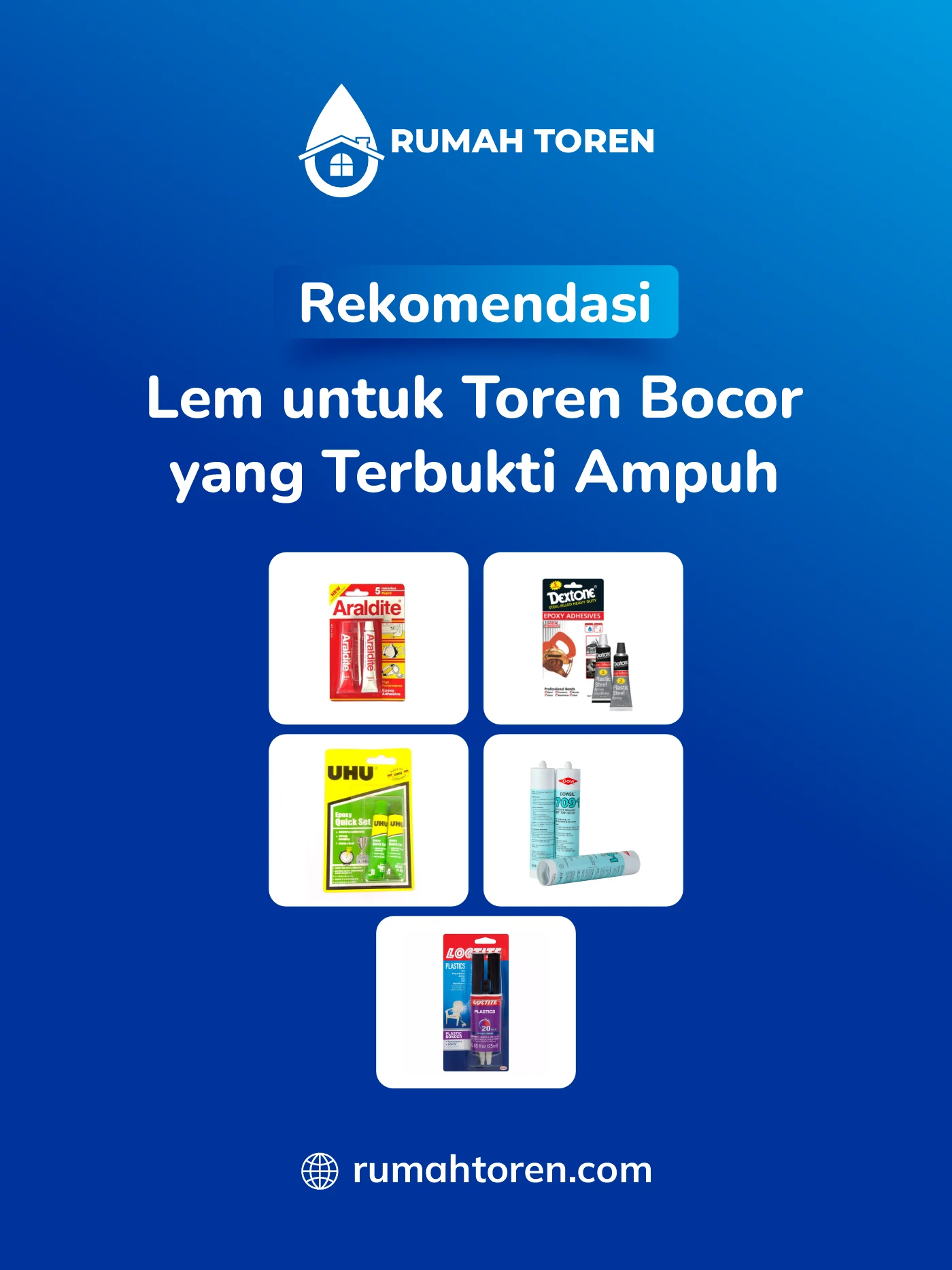Rekomendasi Lem untuk Toren Bocor yang Terbukti Ampuh