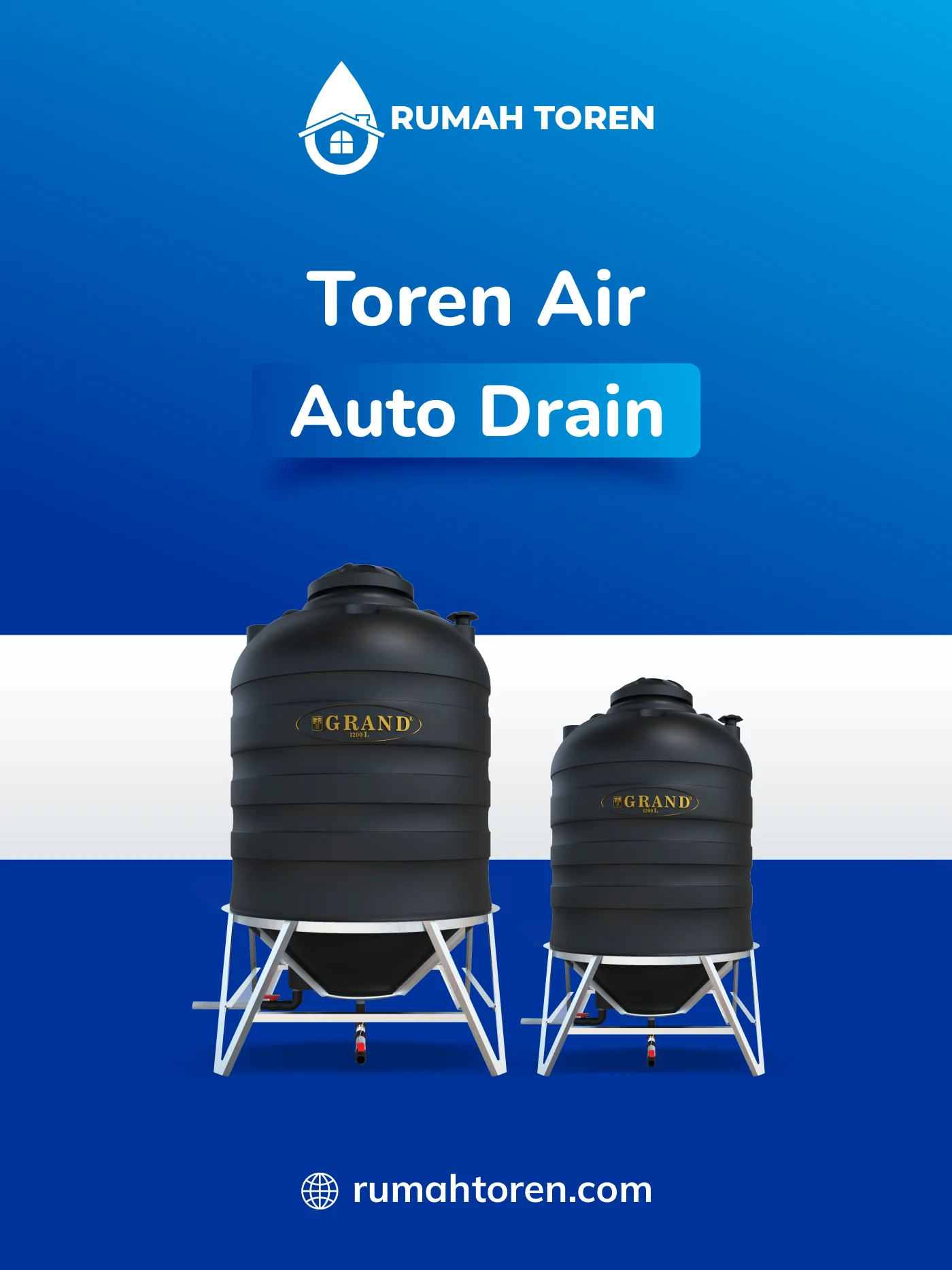 Rekomendasi Toren Air Auto Drain Grand