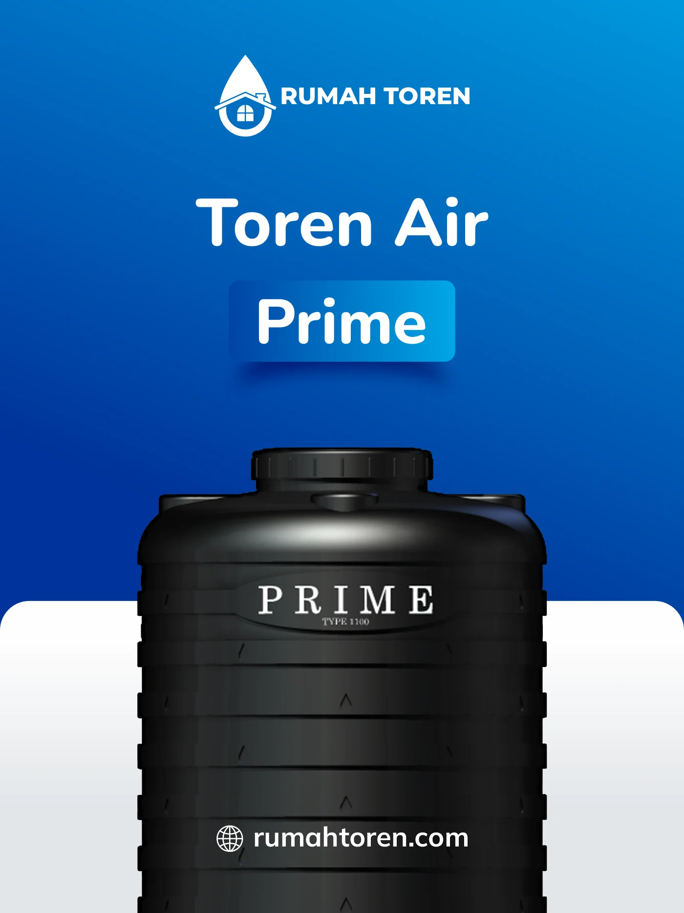 Review Spesifikasi Toren Air Merk Prime 1100 Liter