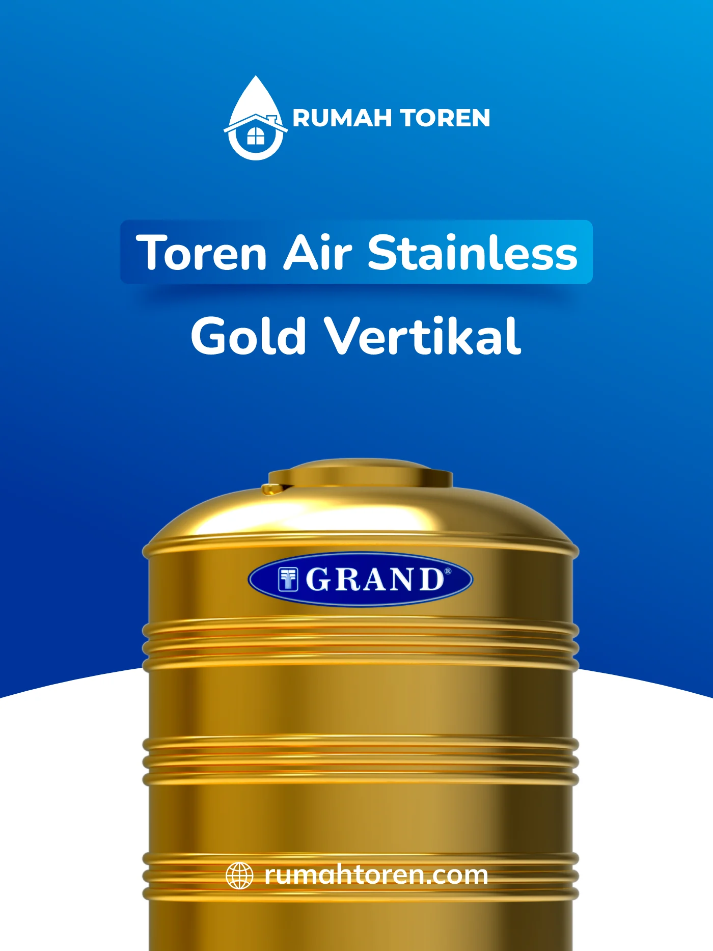 Review Toren Air Stainless Gold Vertikal Grand