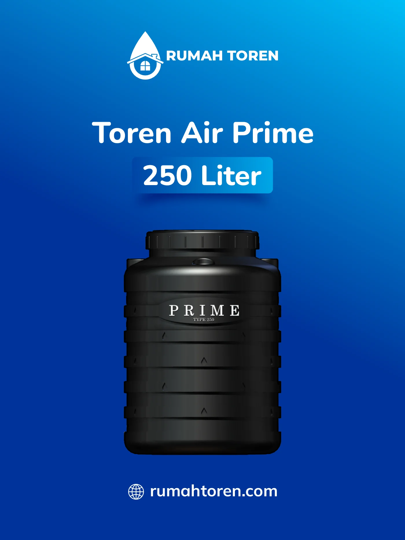 Toren Air Prime 250 Liter dengan Harga Ekonomis