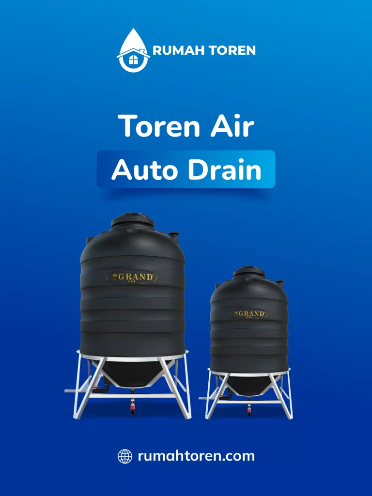 Toren Air Auto Drain, Bebas Kuras dan Anti Ribet