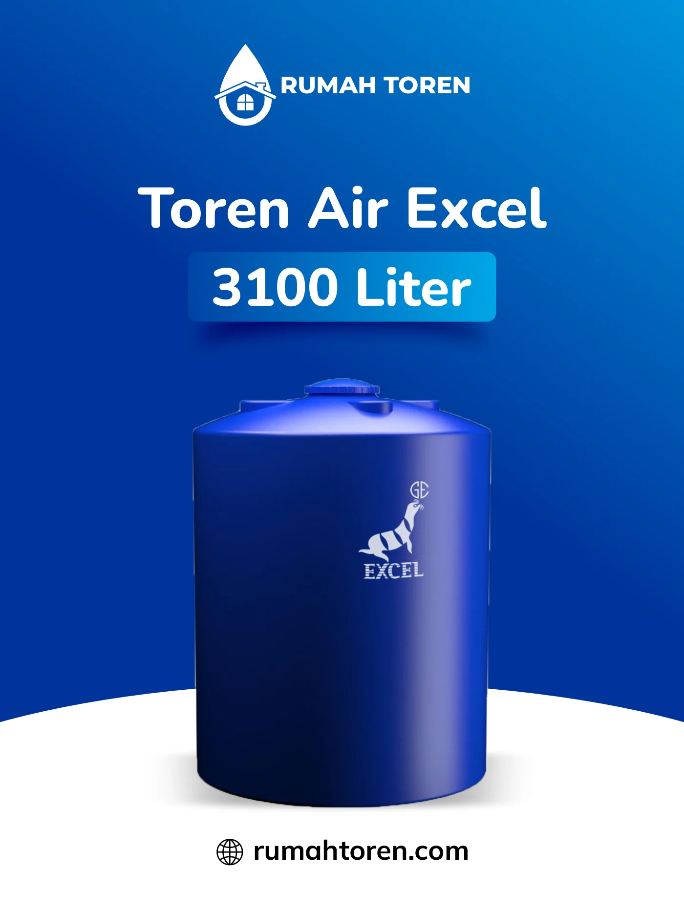 Kisaran Harga Toren Air Excel 3100 Liter