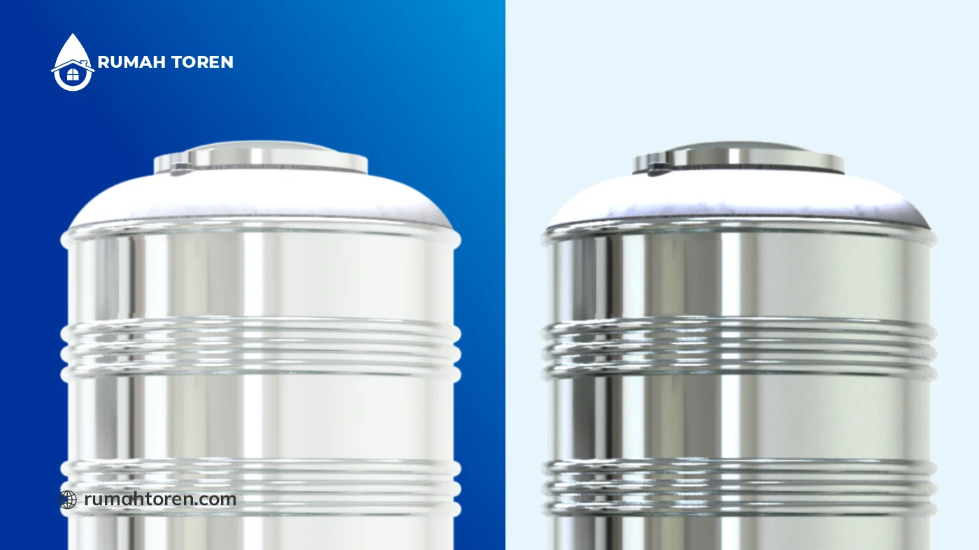 Perbedaan Toren Stainless Vs dari Aluminium Ringan