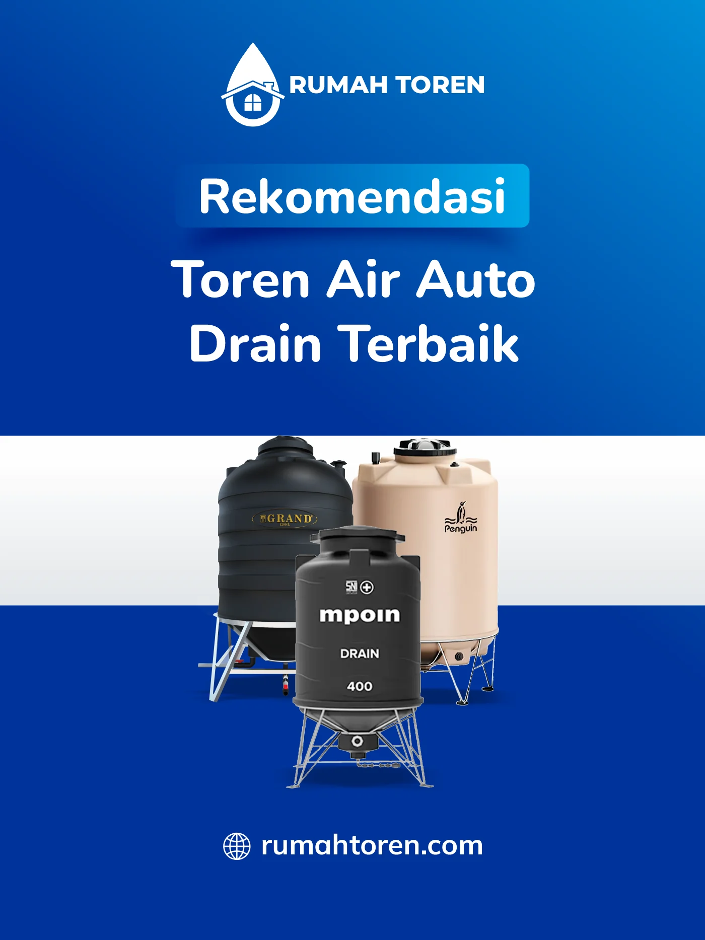 Rekomendasi Toren Air Auto Drain Terbaik