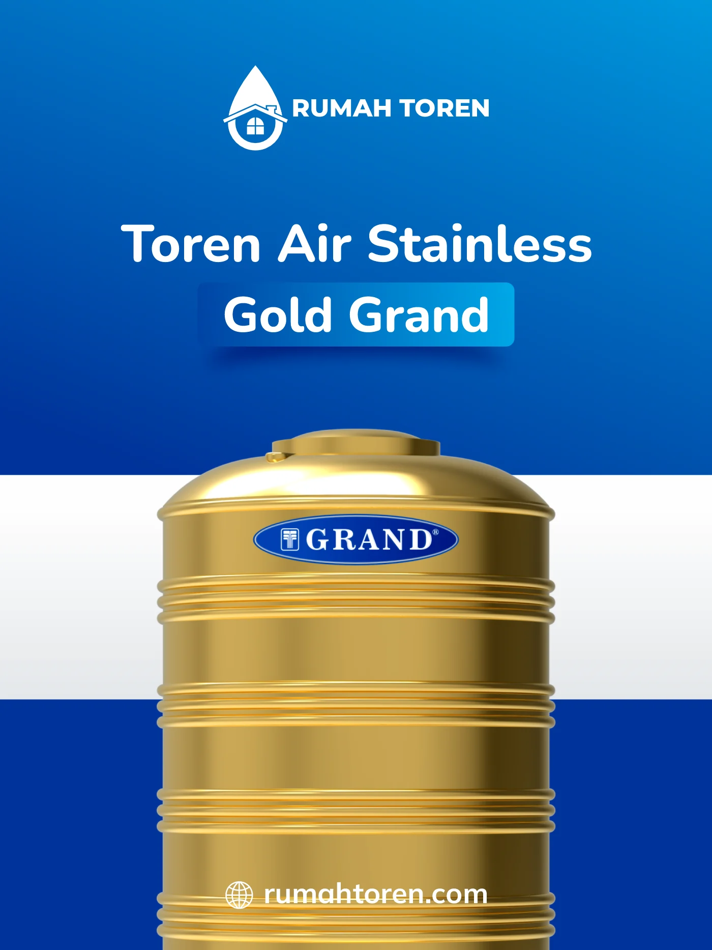Rekomendasi Toren Stainless Vertikal Gold Grand