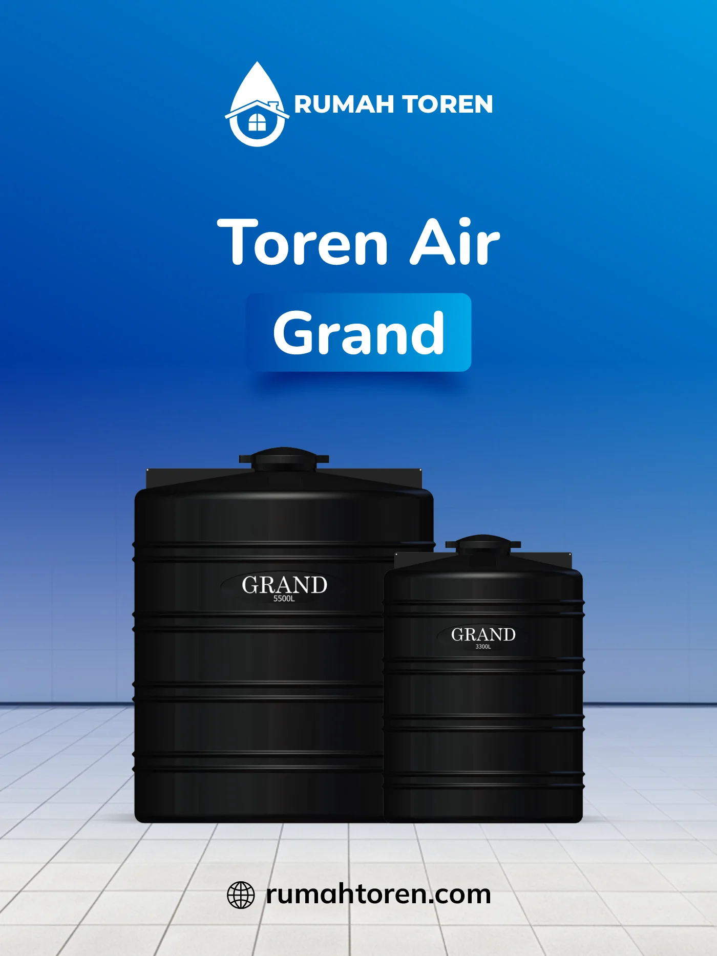 Review Toren Air Merk Grand Ukuran Besar