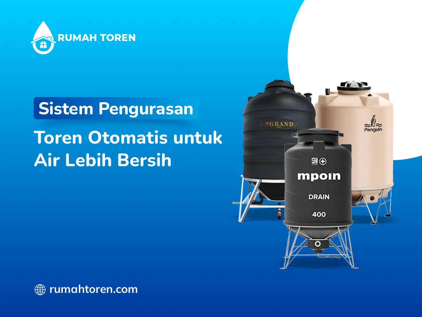 Sistem Pengurasan Toren Otomatis untuk Air Lebih Bersih