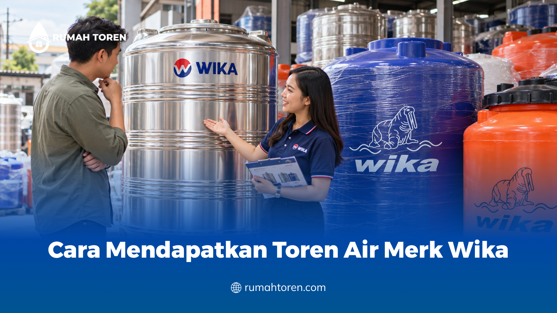 Cara Mendapatkan Toren Air Merk Wika