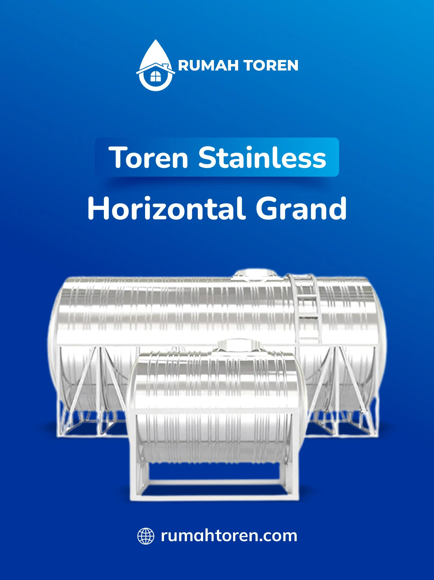Rekomendasi Toren Stainless Horizontal Grand