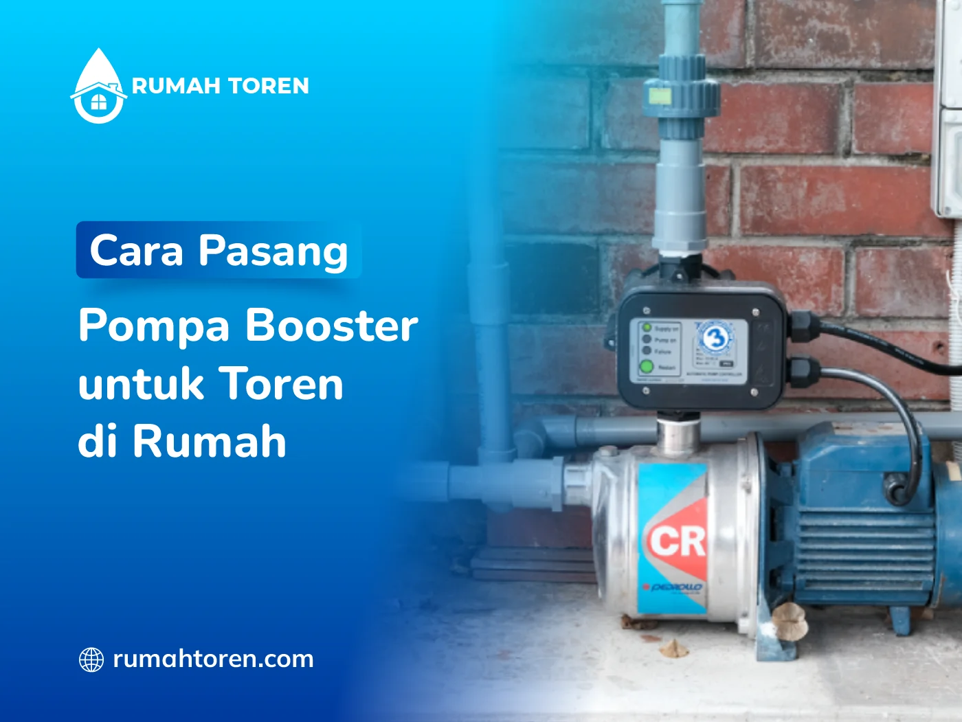 Cara Pasang Pompa Booster untuk Toren di Rumah