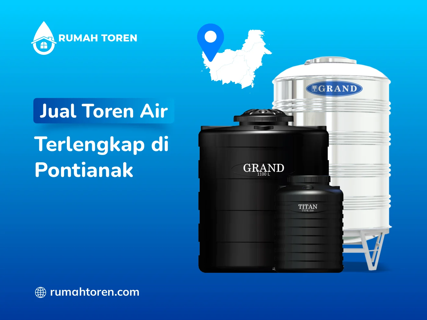 Jual Toren Air Terlengkap di Pontianak
