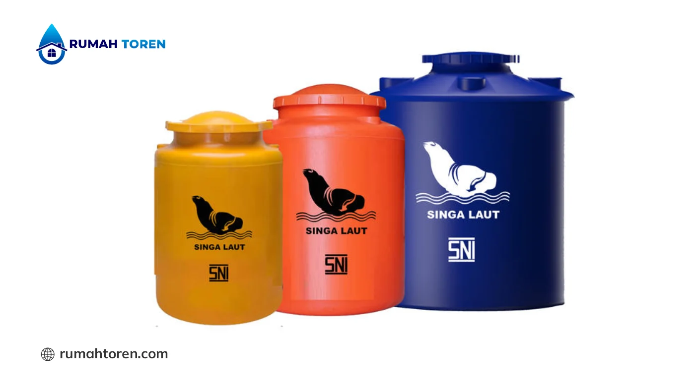 Spesifikasi Detail Toren Air Merk Singa Laut