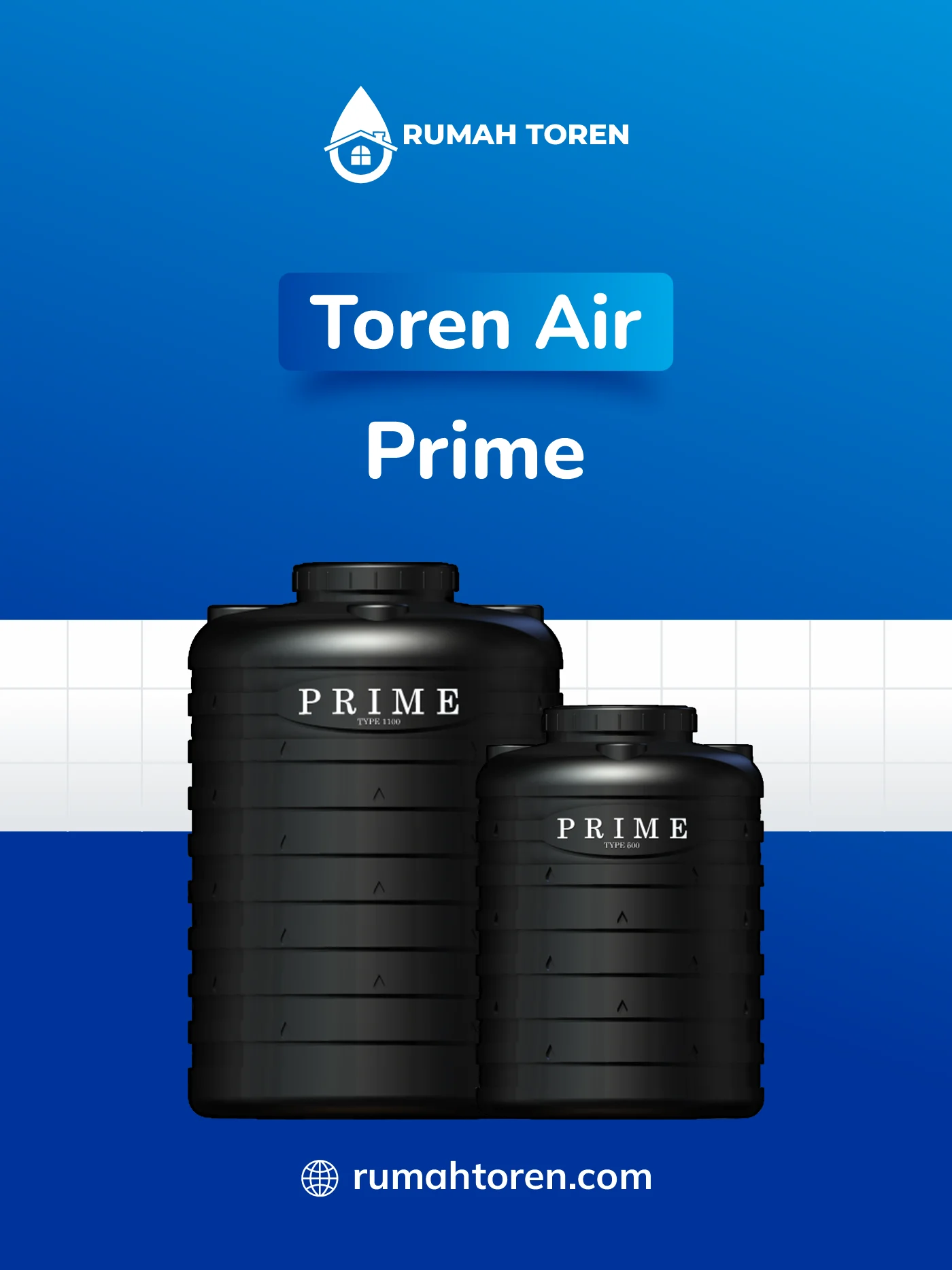 Review Toren Air Prime, Pelengkap Pompa