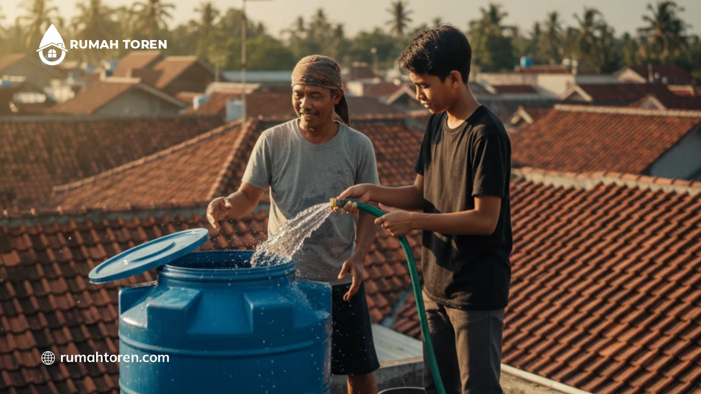 Solusi Mengatasi Munculnya Endapan di Dasar Toren