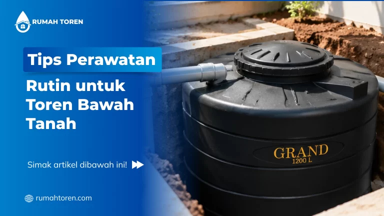 Tips Perawatan Rutin untuk Toren Bawah Tanah