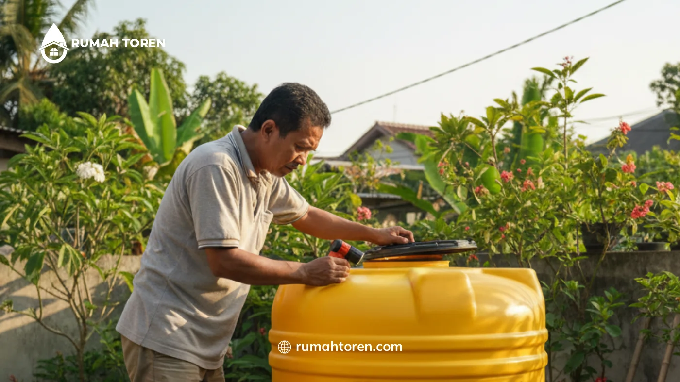 Cara Pasang Toren Supaya Tekanan Air Tetap Stabil