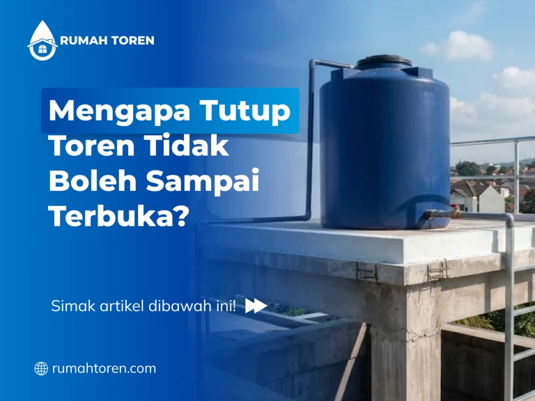 Mengapa Tutup Toren Tidak Boleh Sampai Terbuka?