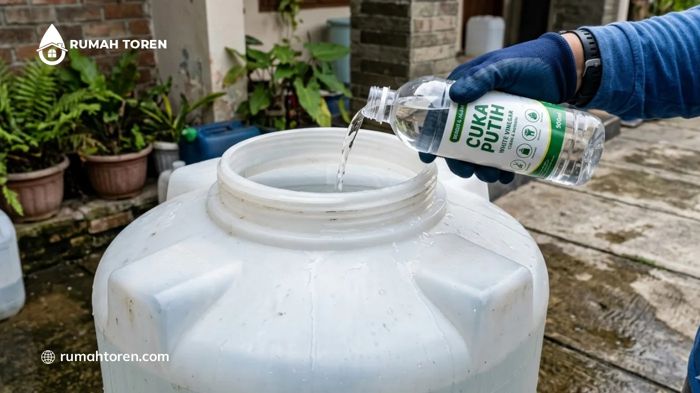 Cara Pakai Bahan Alami untuk Bersihkan Toren