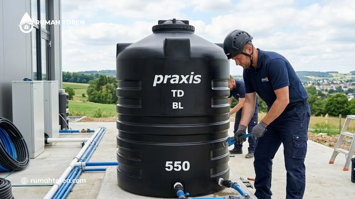 Penggunaan Toren Air Merk Praxis yang Cocok