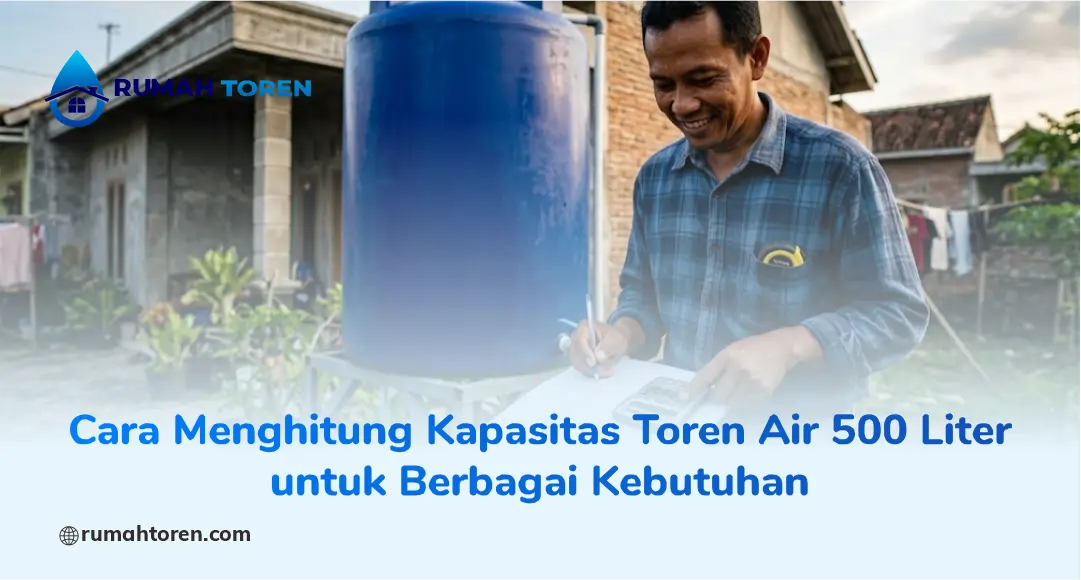 Cara Menghitung Kapasitas Toren Air 500 Liter untuk Berbagai Kebutuhan