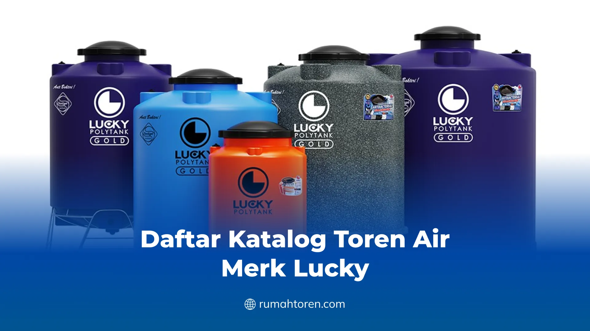 Daftar Katalog Toren Air Merk Lucky