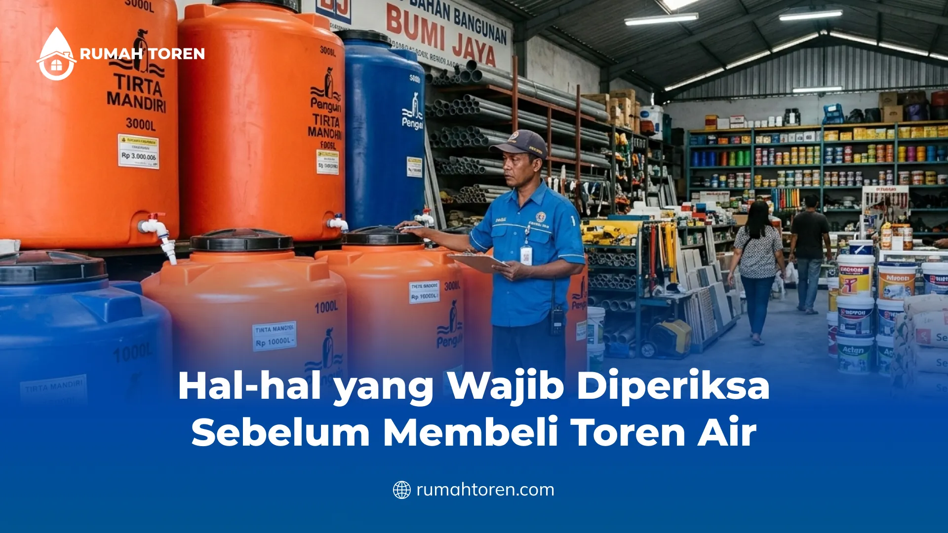 Hal-hal yang Wajib Diperiksa Sebelum Membeli Toren Air