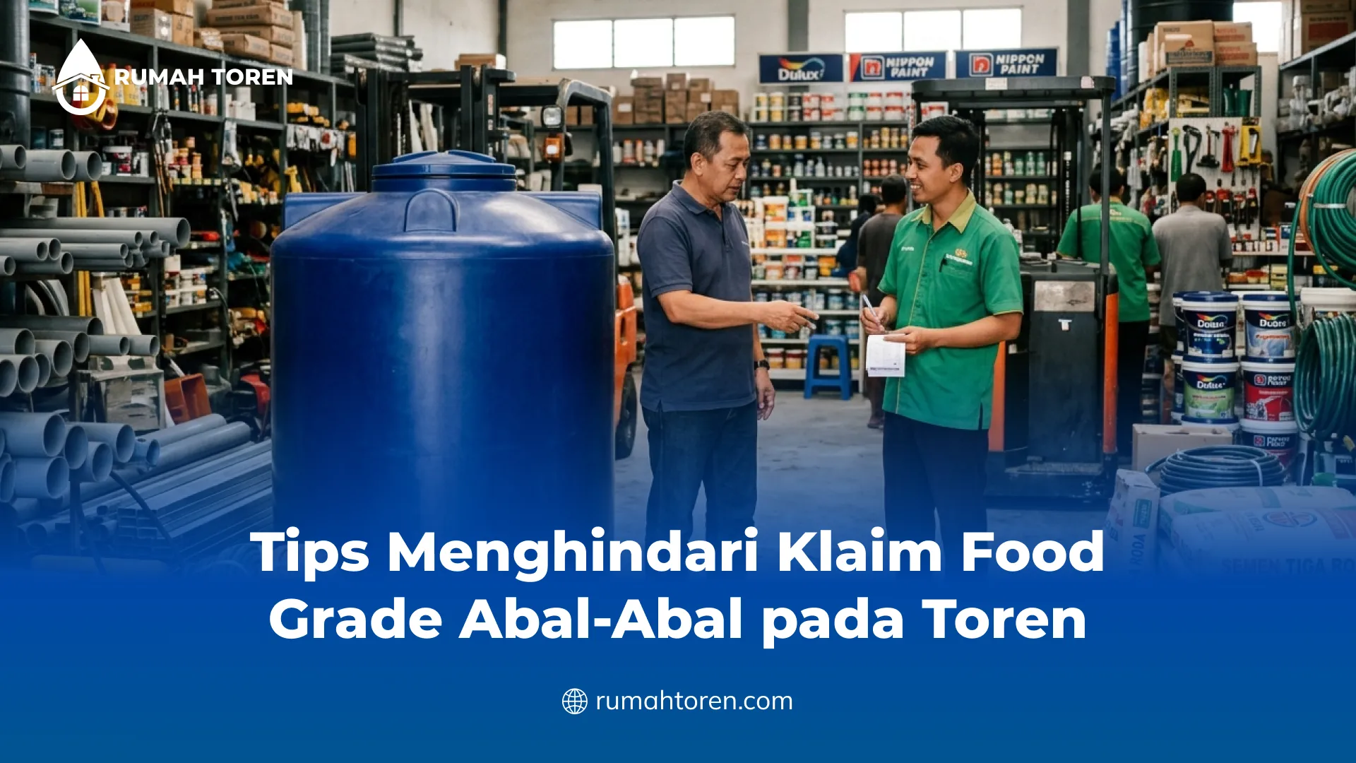 Tips Menghindari Klaim Food Grade Abal-Abal pada Toren