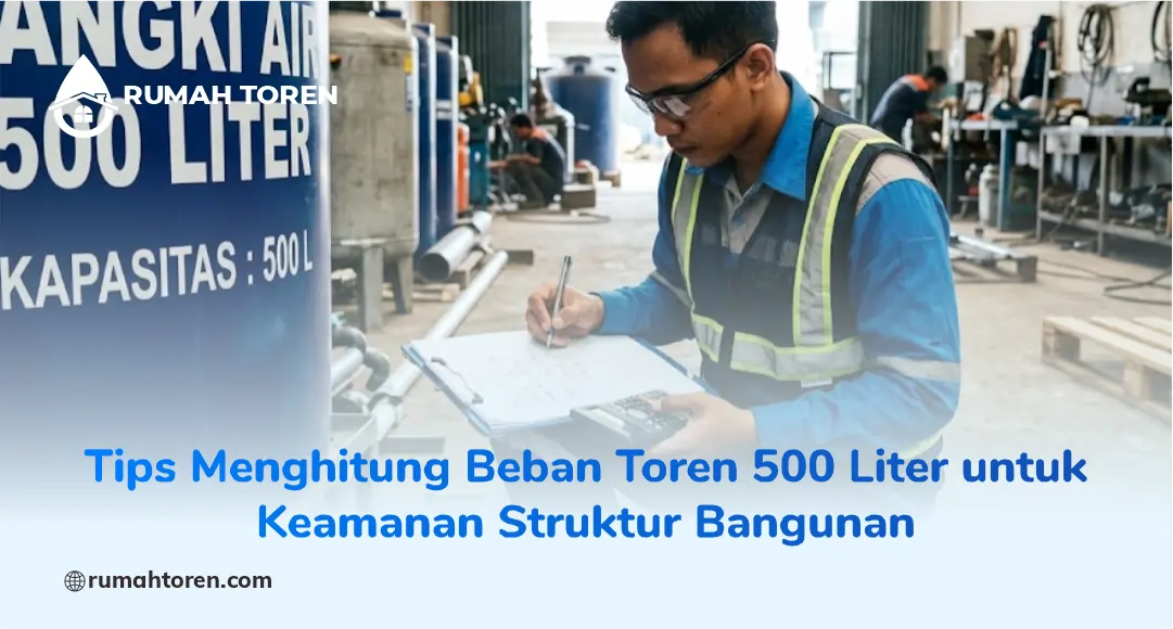 Tips Menghitung Beban Toren 500 Liter untuk Keamanan Struktur Bangunan
