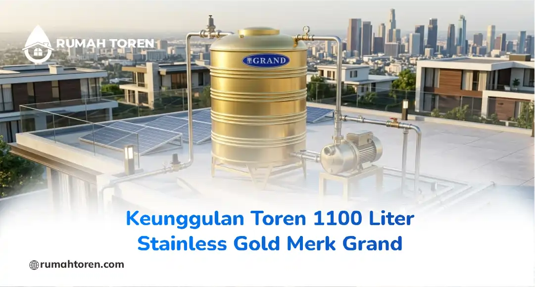 Keunggulan Toren 1100 Liter Stainless Gold Merk Grand