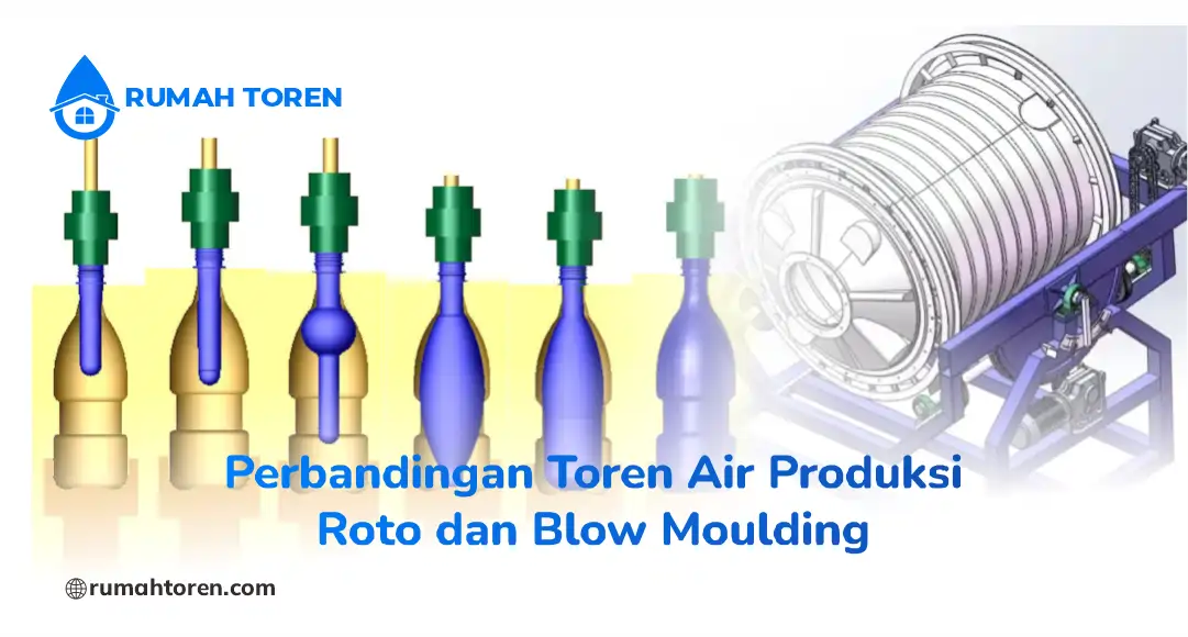 Perbandingan Toren Air Produksi Roto dan Blow Moulding