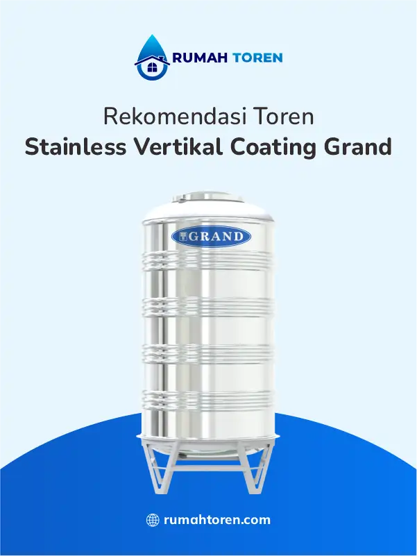 Rekomendasi Toren Stainless Vertikal Coating Grand