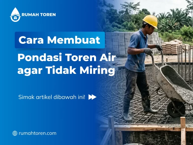 Cara Membuat Pondasi Toren Air agar Tidak Miring