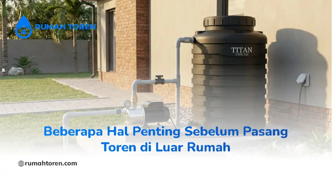 Beberapa Hal Penting Sebelum Pasang Toren di Luar Rumah