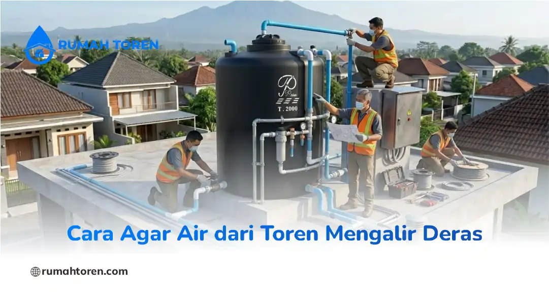 Cara Agar Air dari Toren Mengalir Deras