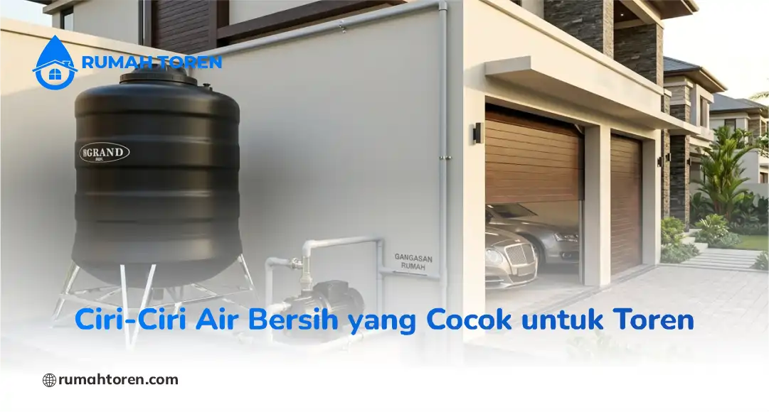 Ciri-Ciri Air Bersih yang Cocok untuk Toren