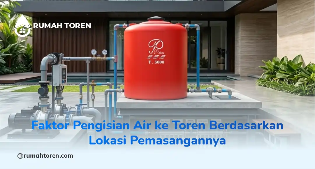 Faktor Pengisian Air ke Toren Berdasarkan Lokasi Pemasangannya