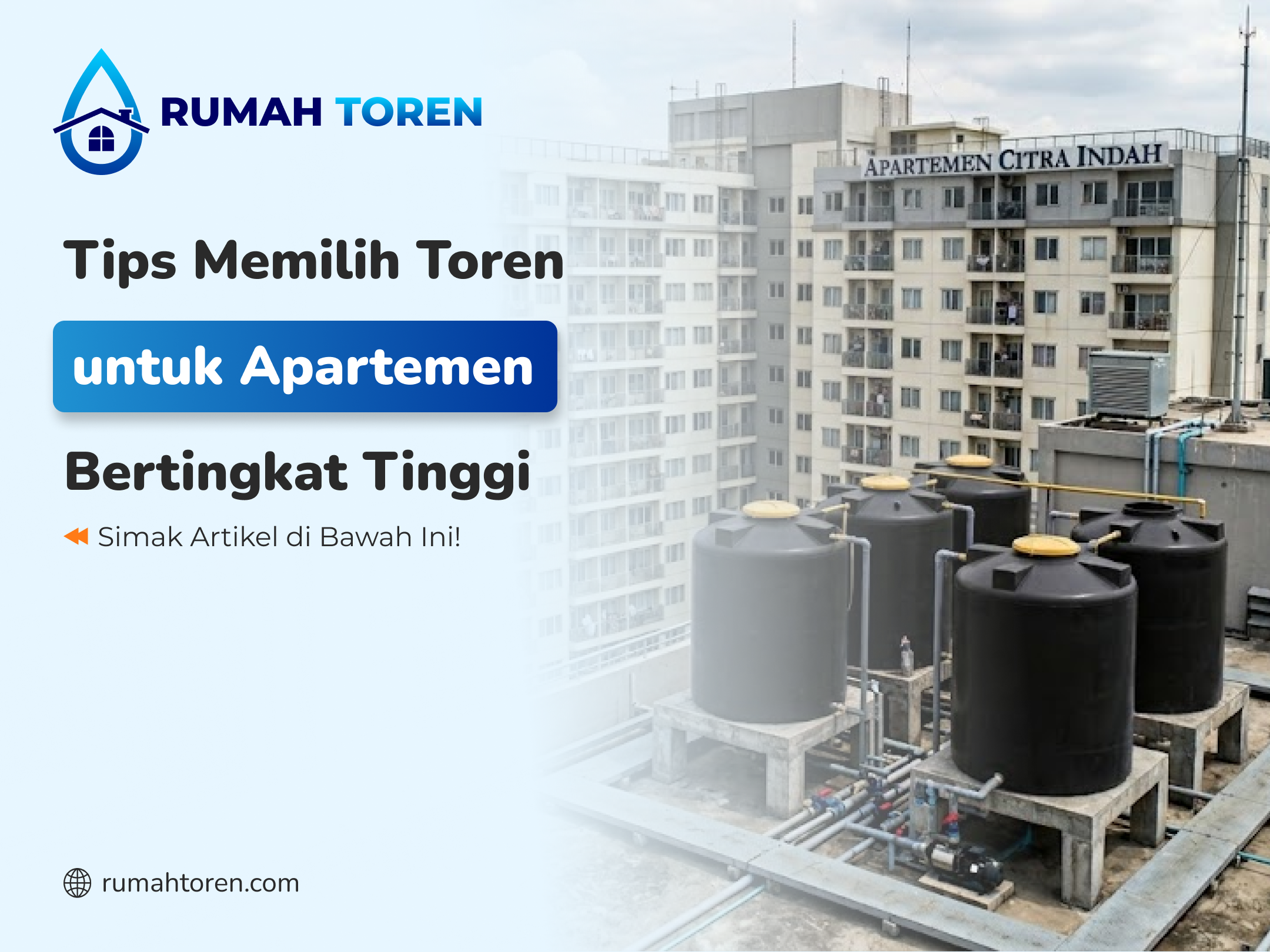 Tips Memilih Toren untuk Apartemen Bertingkat Tinggi