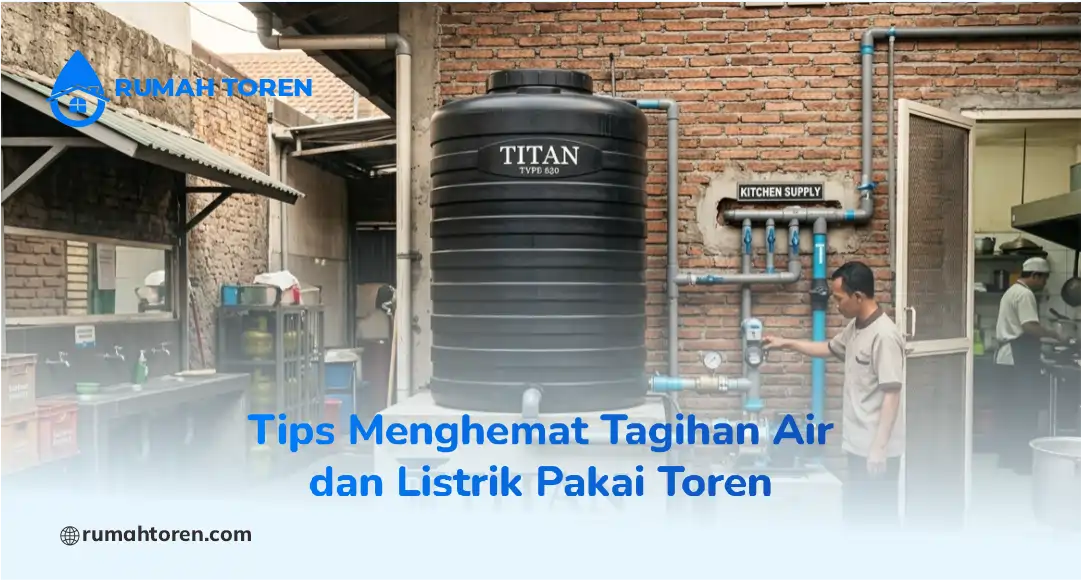 Tips Menghemat Tagihan Air dan Listrik Pakai Toren