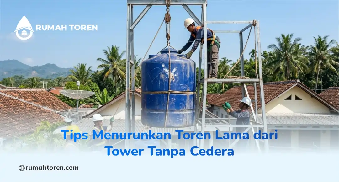 Tips Menurunkan Toren Lama dari Tower Tanpa Cedera