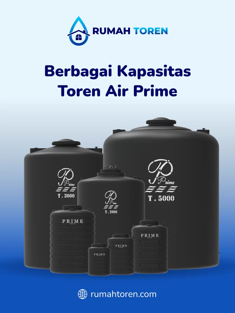 Berbagai Kapasitas Toren Air Prime