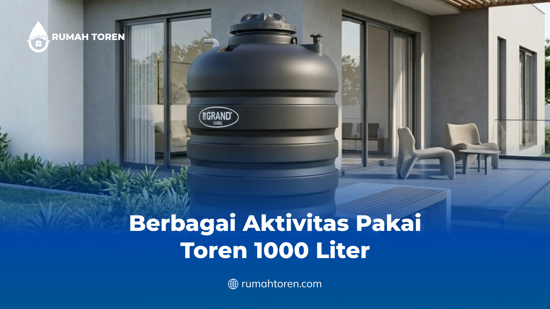 Berbagai Aktivitas Pakai Toren 1000 Liter