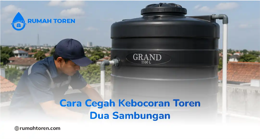 Cara Cegah Kebocoran Toren Dua Sambungan