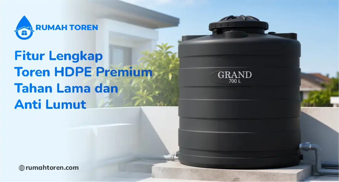 Fitur Lengkap Toren HDPE Premium Tahan Lama dan Anti Lumut