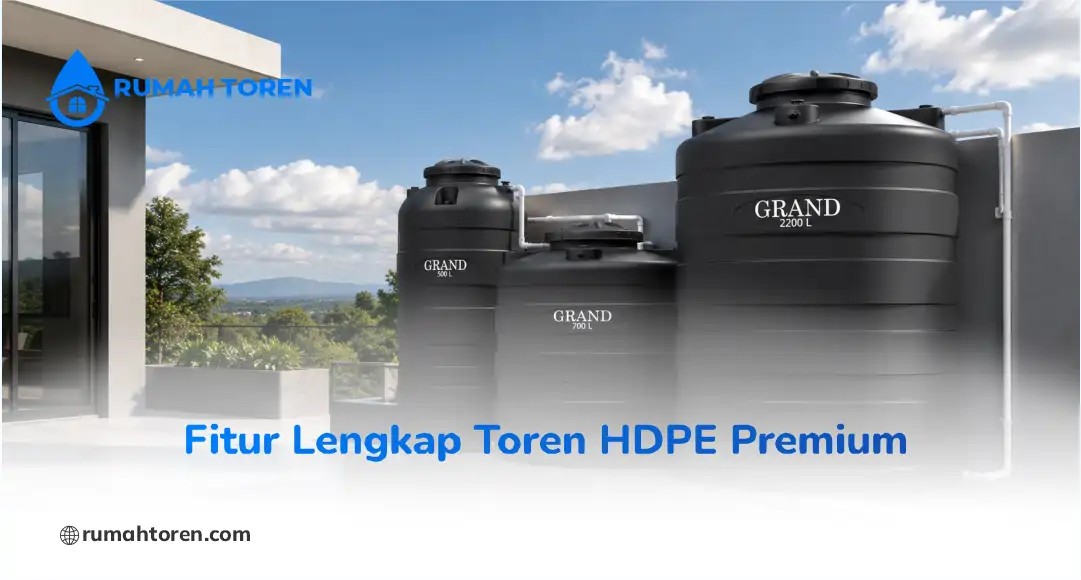 Fitur Lengkap Toren HDPE Premium