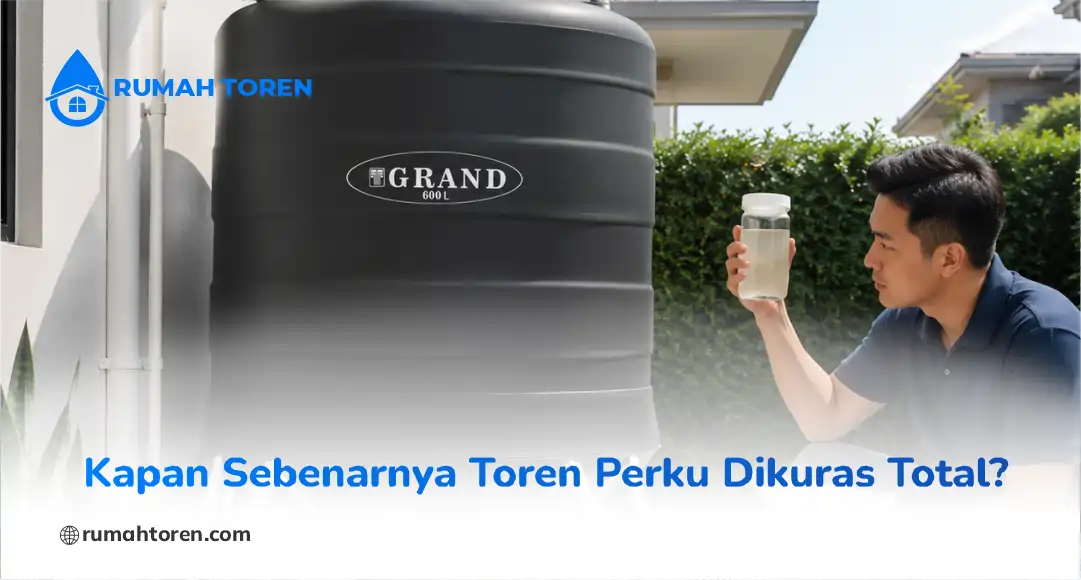 Kapan Sebenarnya Toren Perlu Dikuras Total?